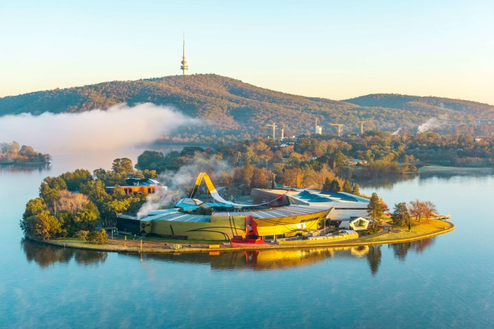 a small boat in a body of water